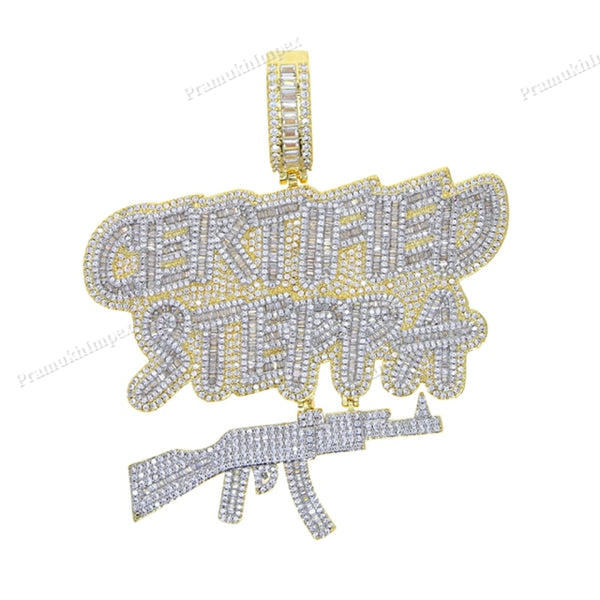 Sterling Silver Moissanite CERTIFIED STEPPA Pendant
