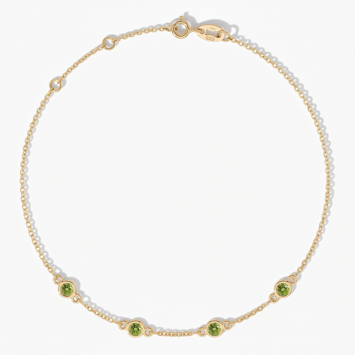 The Four Station Bracelet | Cable Chain