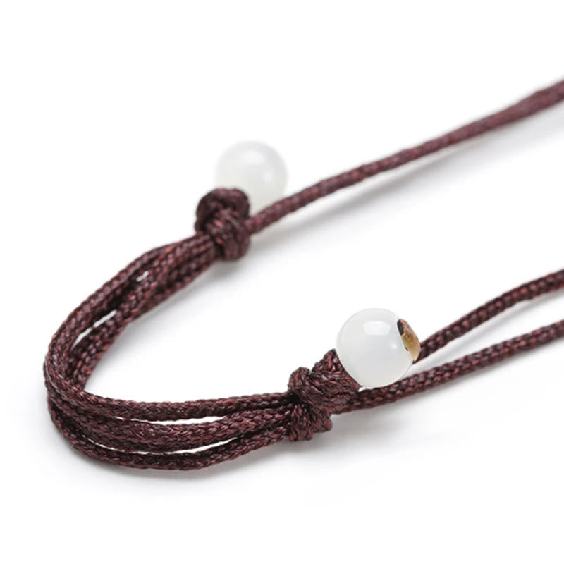 Fortune Jewel Natural Black Tourmaline Positive Rope Necklace Pendant