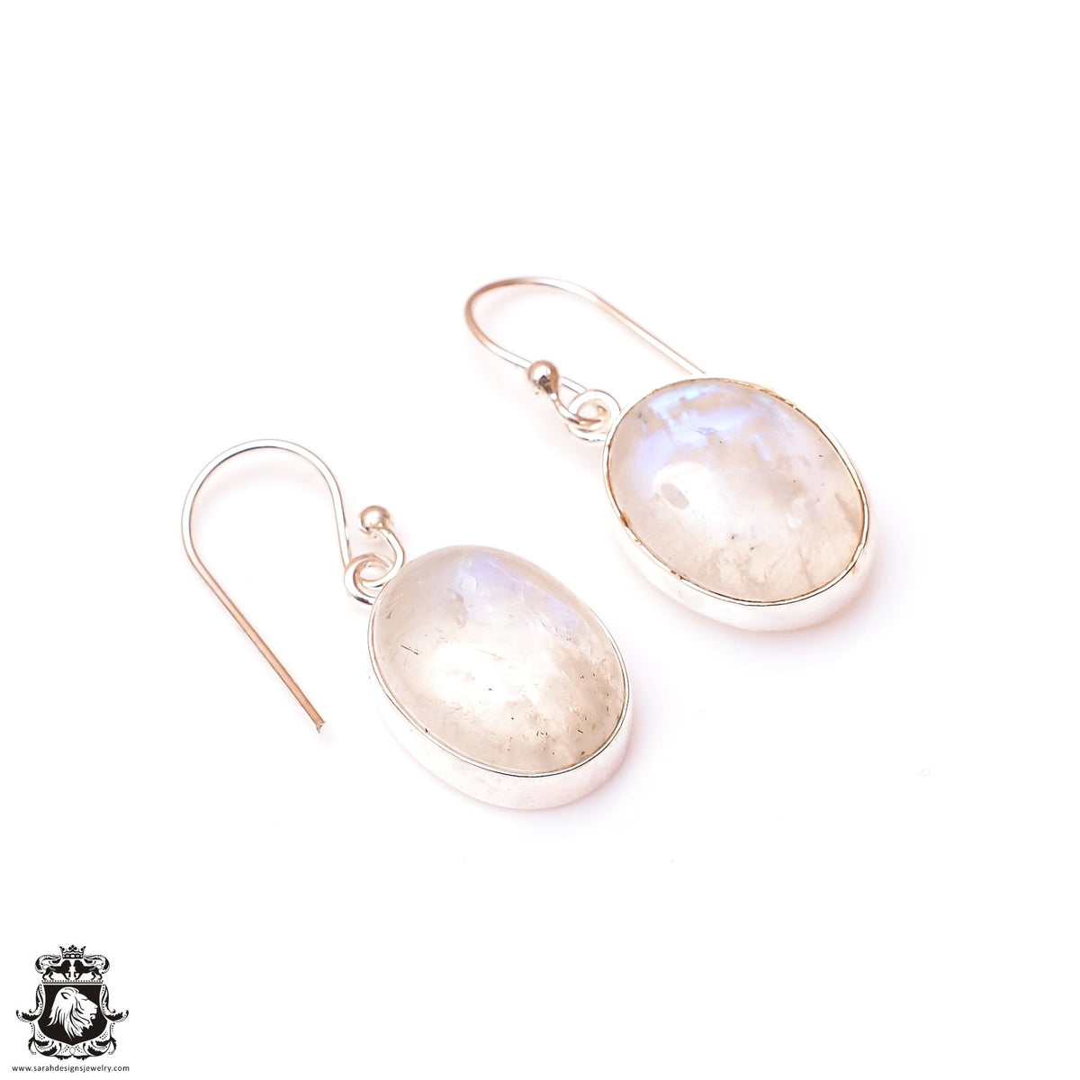 Moonstone Dangle & Drop Earrings 925 Solid (Nickel Free) Sterling Silver Earrings WHOLESALE price / Made in Canada Minimalist Earrings ER9