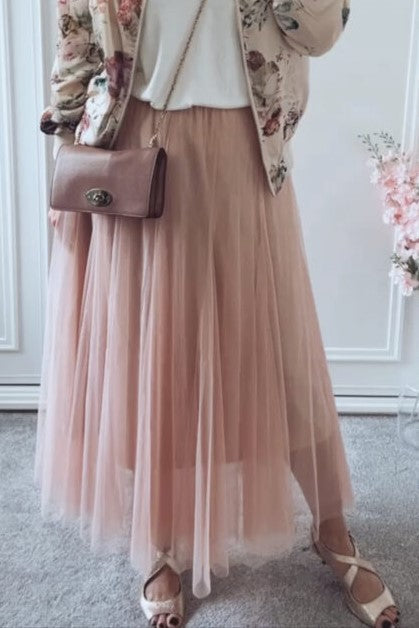Madalyn Pleated Tulle Skirt