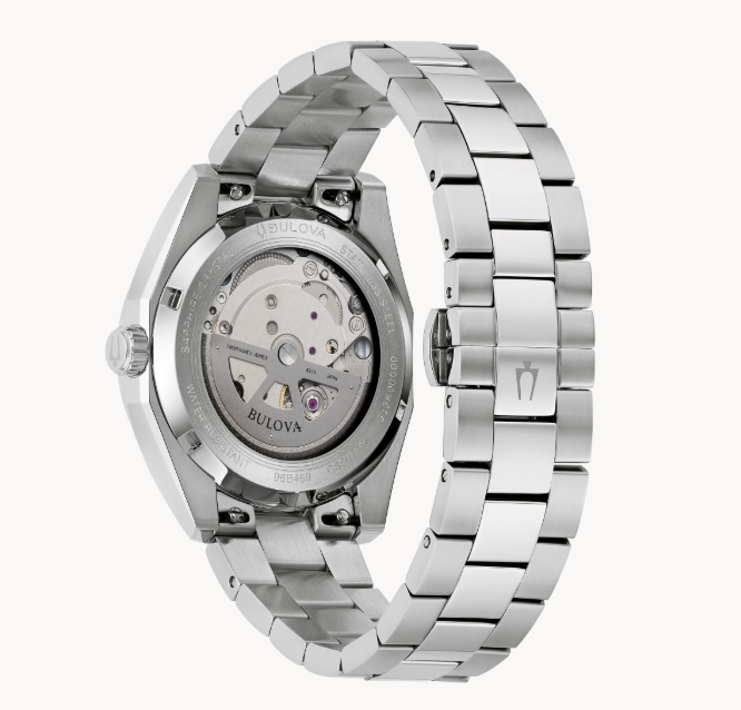 Gent's Bulova "Surveyor" Automatic with Light Blue Dial