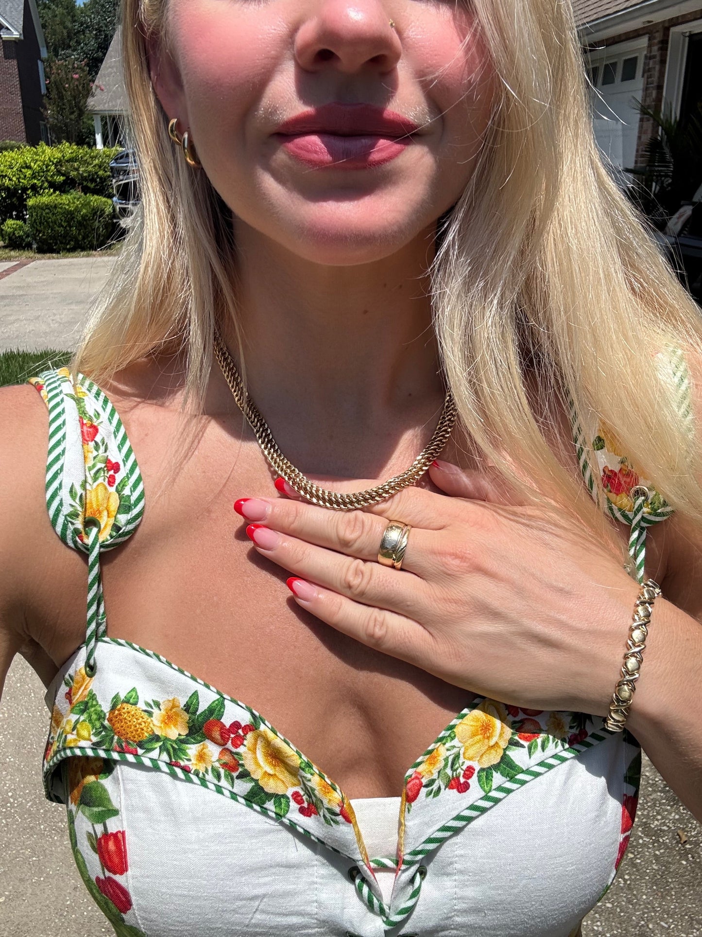 Vintage 14k Multi-Curb Chain