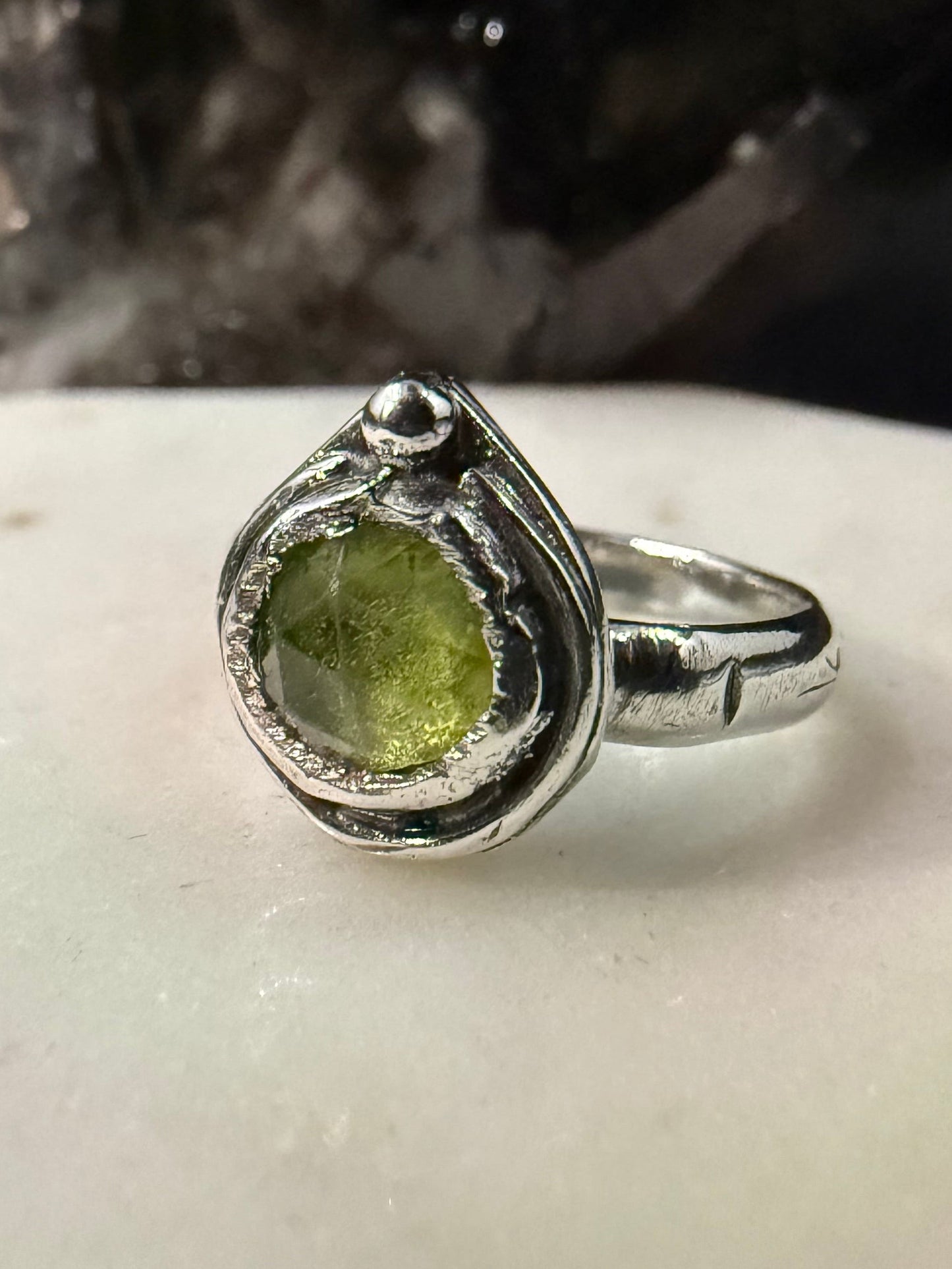 Limelight Peridot Ring