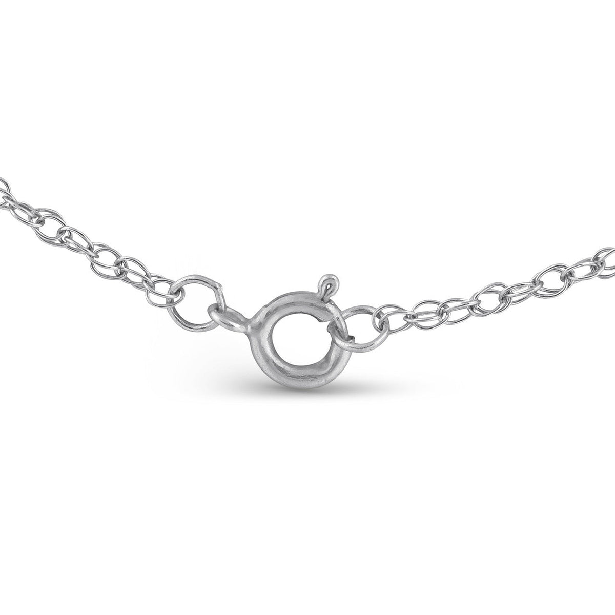 5/8Ct Diamond Infinity Pendant White or Yellow Gold Necklace 3/4" Wide
