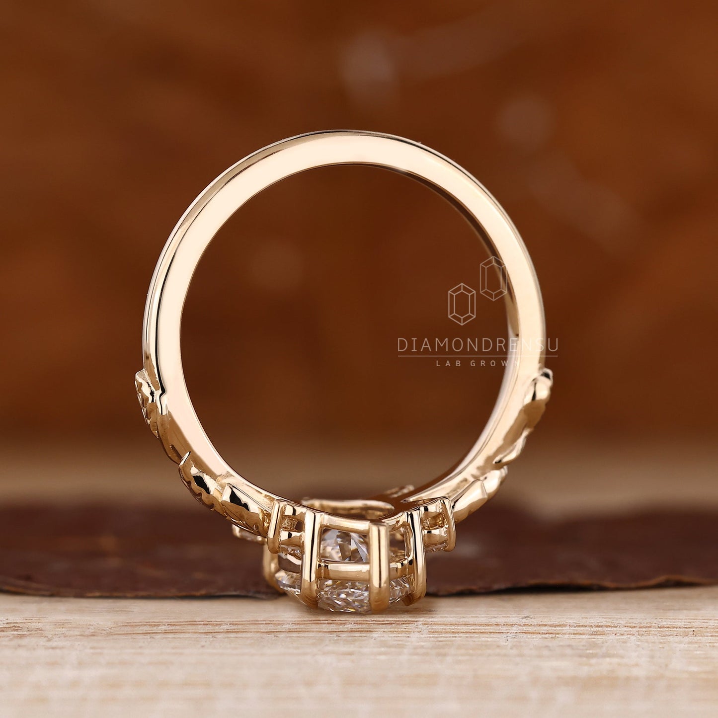 Art Deco Marquise Cut Diamond Ring with Five Stone Style