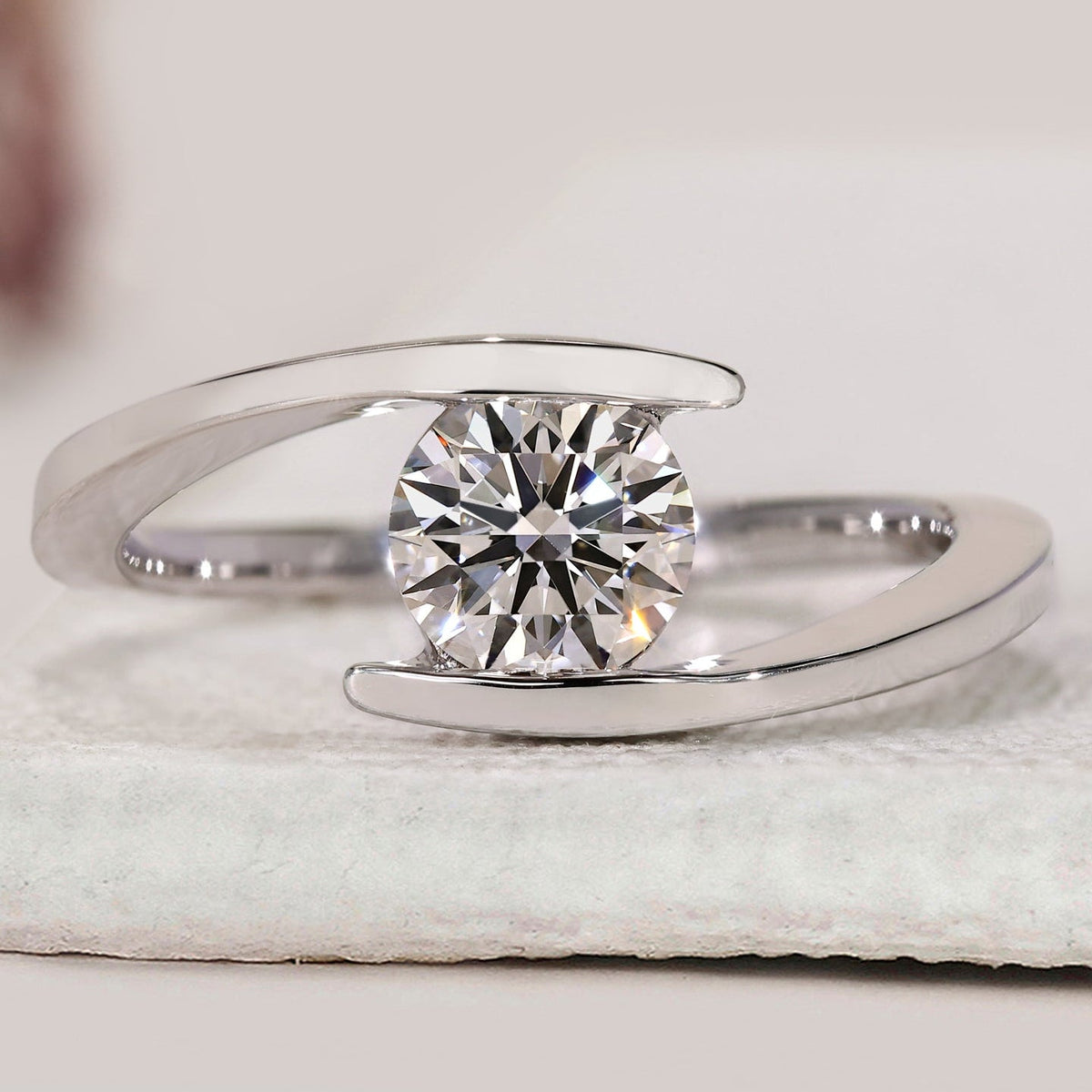 Round Diamond Solitaire Engagement Ring