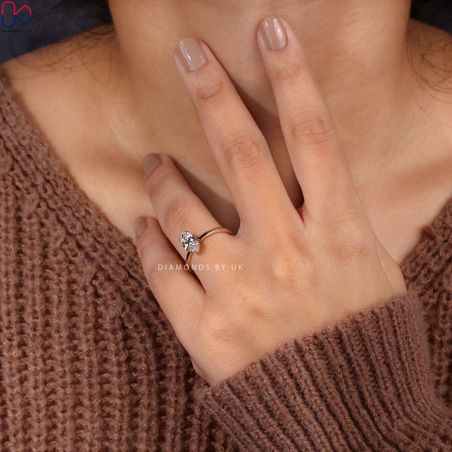 Marquise Engagement Ring – Solitaire Setting