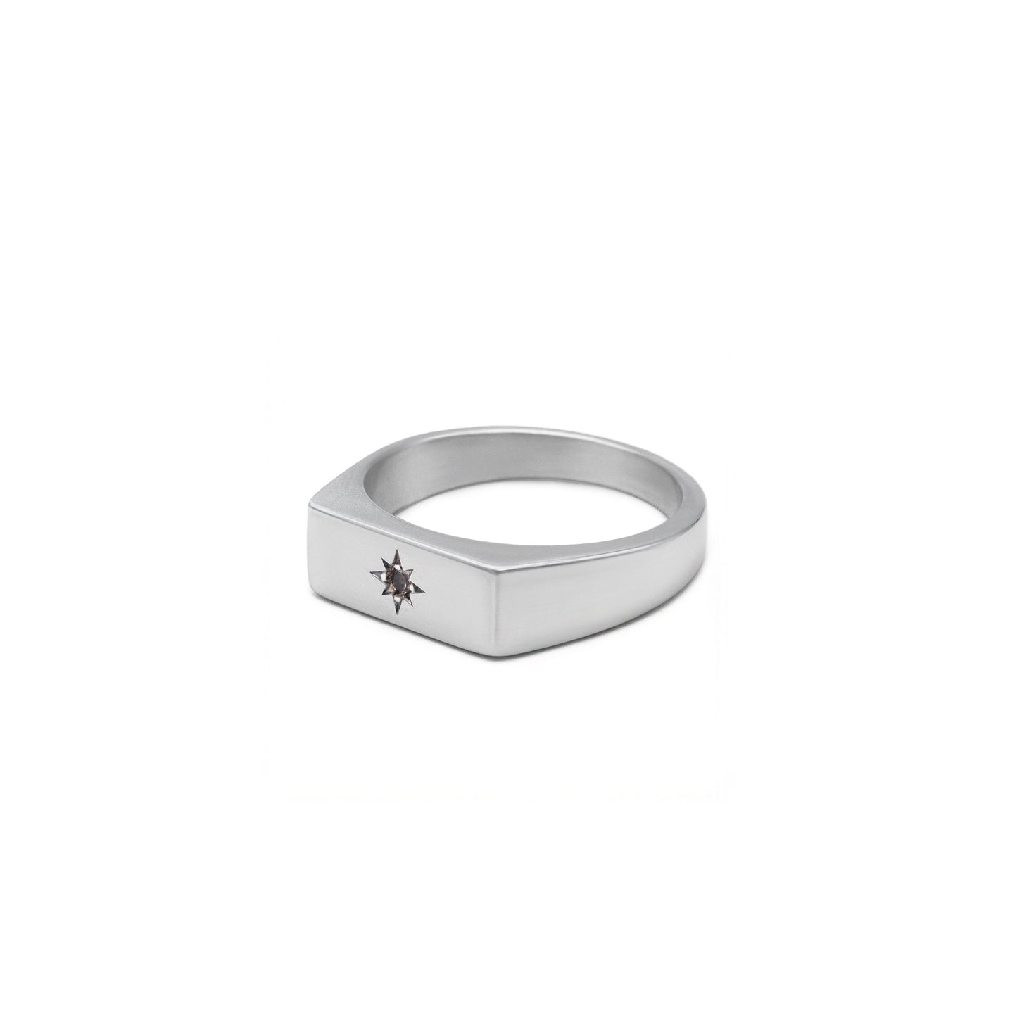 Silver Ember Ring