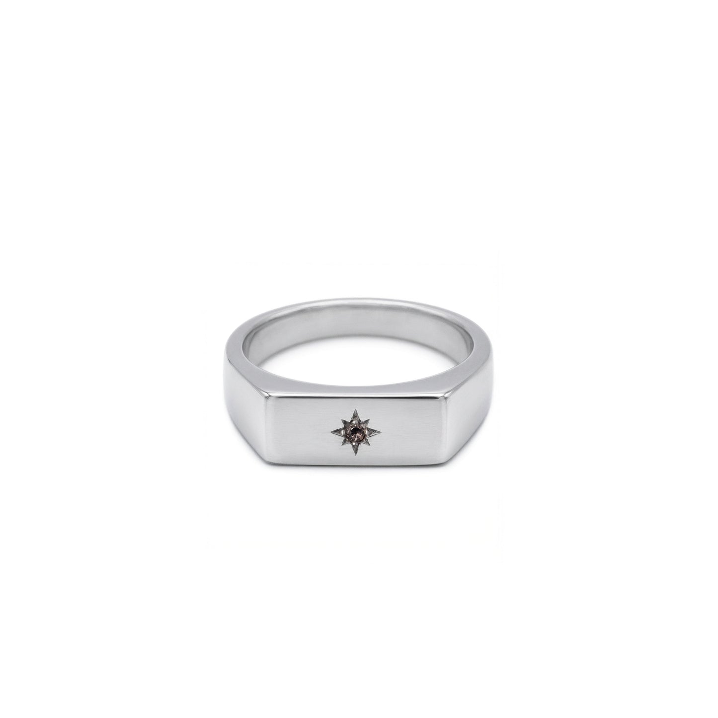 Silver Ember Ring