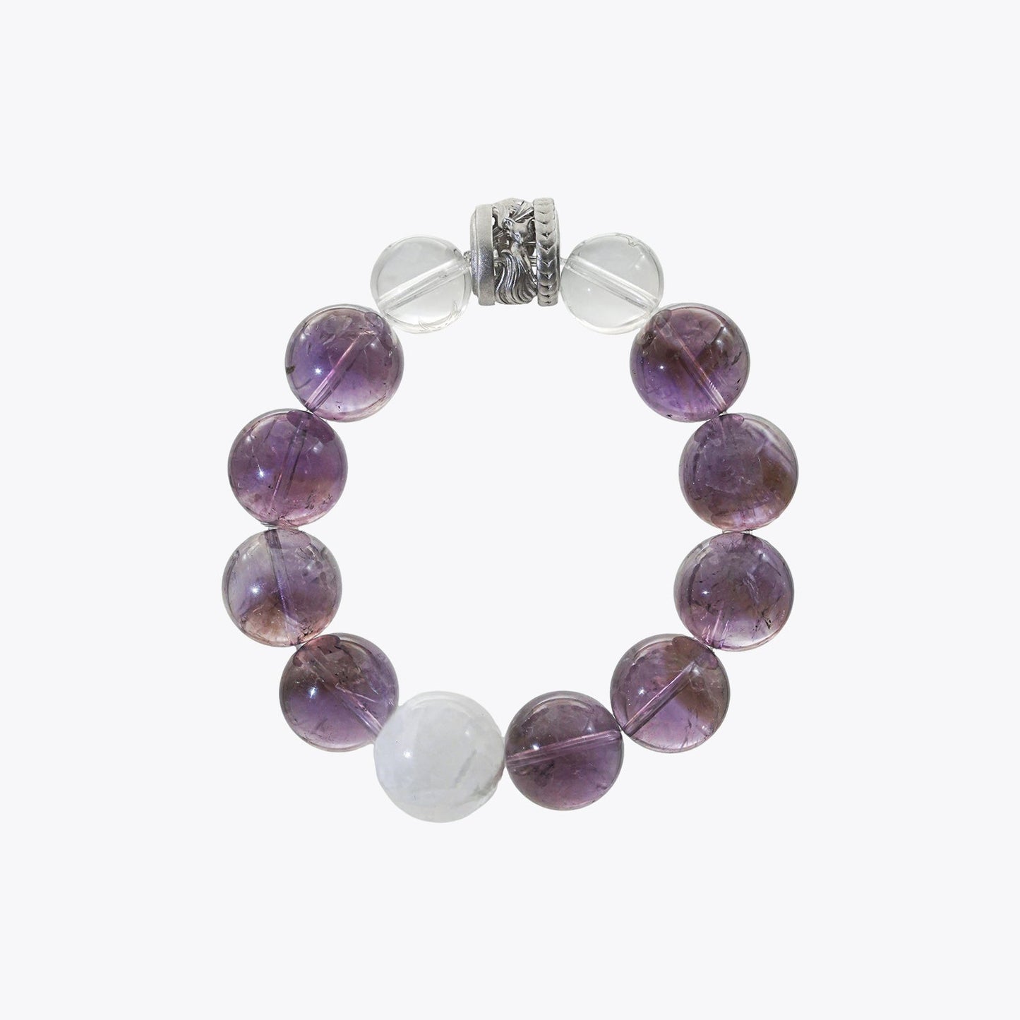Celestial Fox Chasing Moon · Mystic Amethyst Bracelet