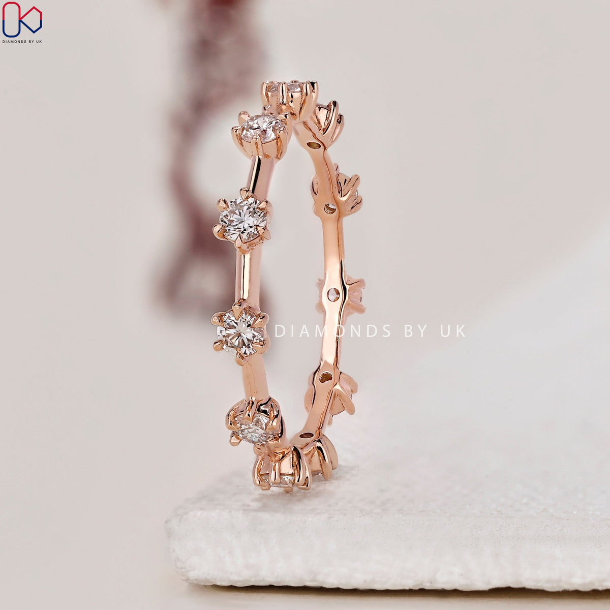 Round Eternity Diamond Band