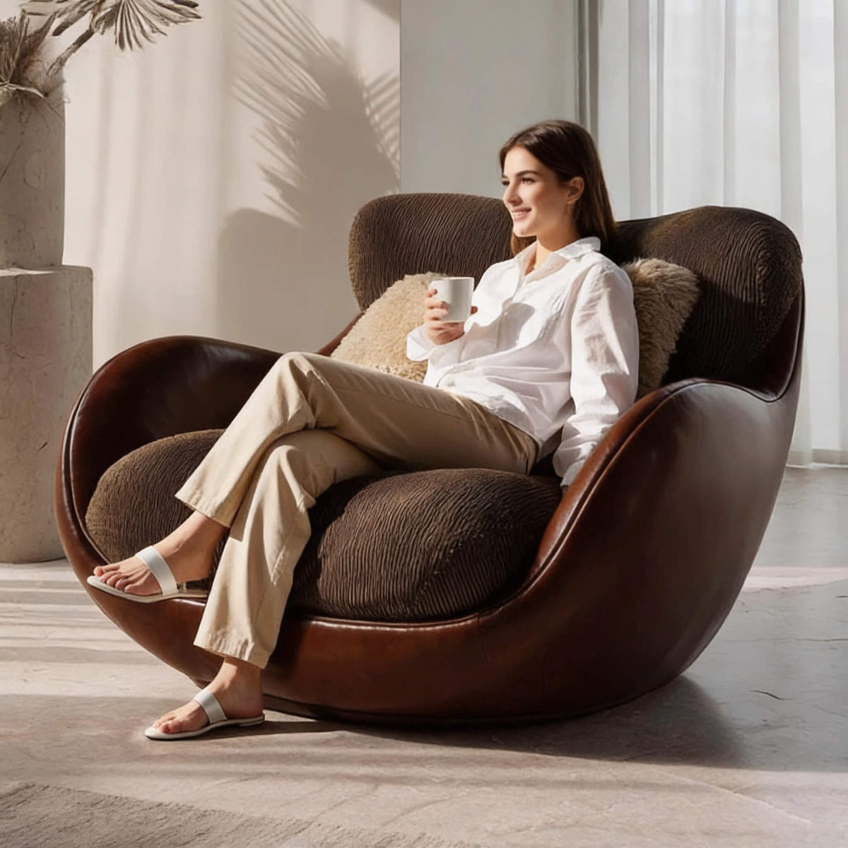 THE COCOON | Curved Lounge Chair