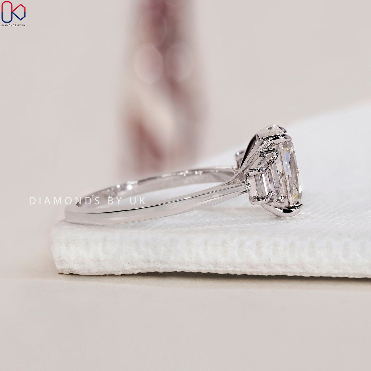 Cushion Old Mine Cut Ring
