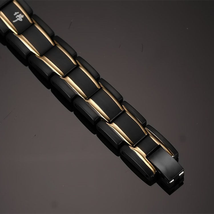 Mani Mantra Germanium Titanium Bracelet