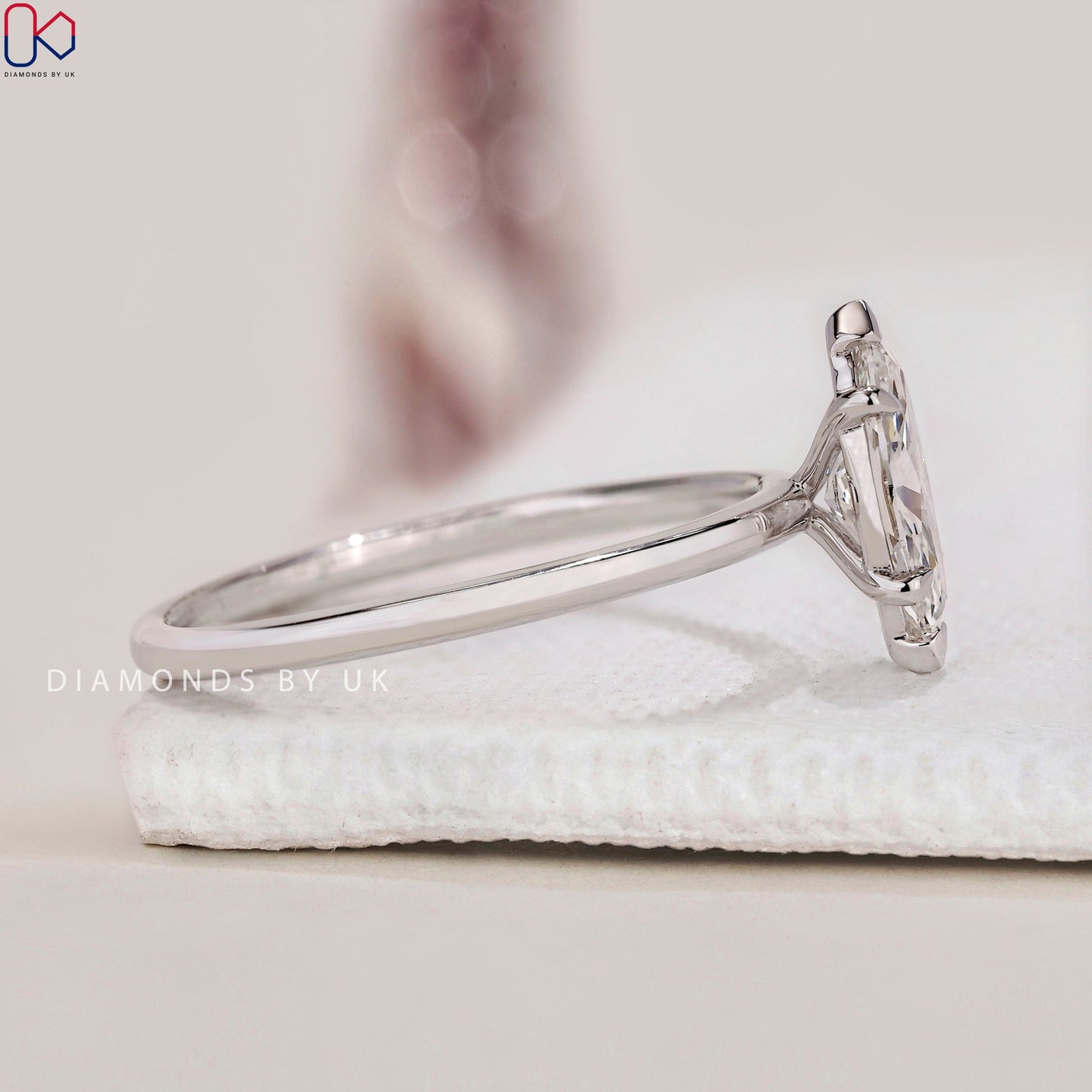 Marquise Diamond Ring - Solitaire Setting