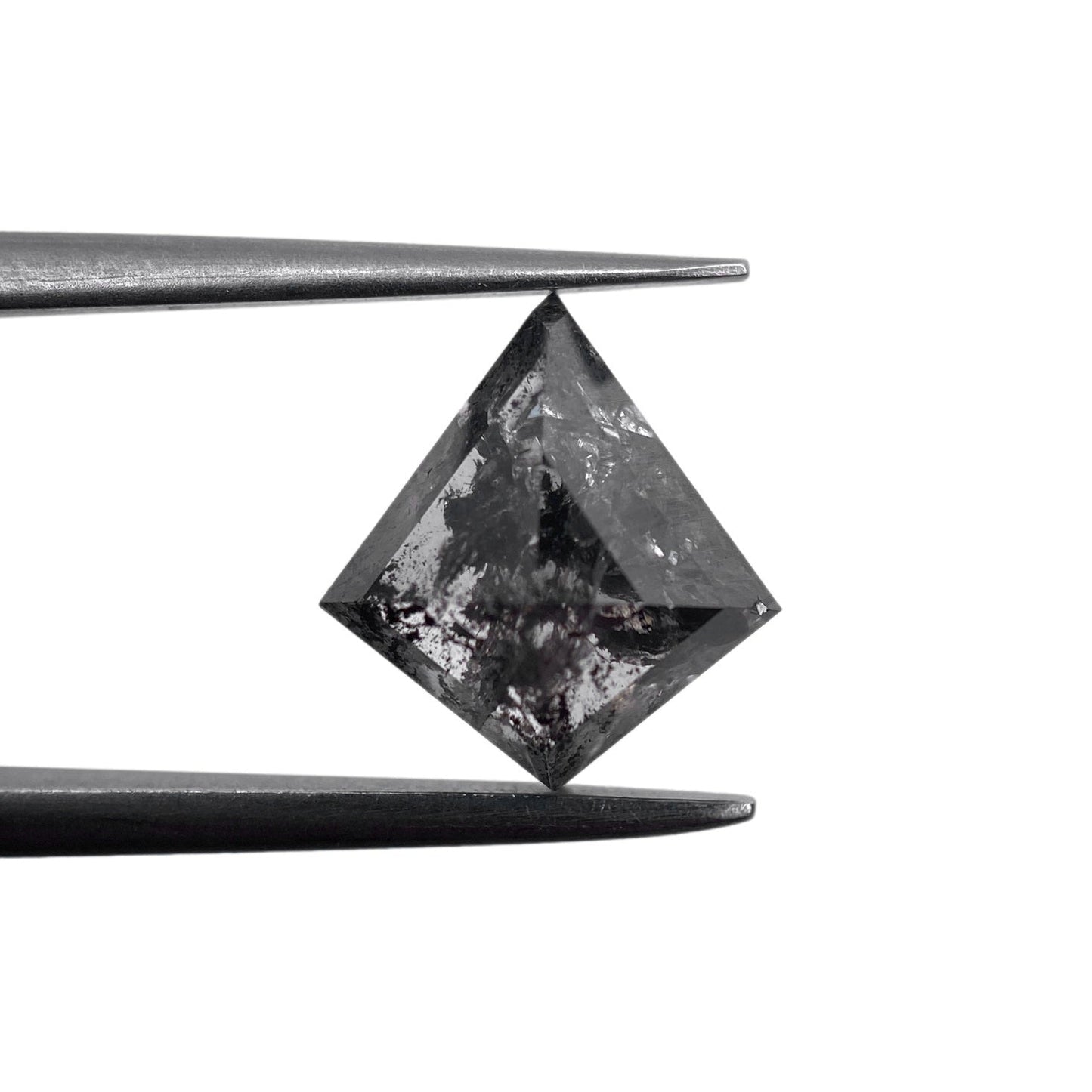 2.06ct | Salt & Pepper Kite Shape Rose Cut Diamond
