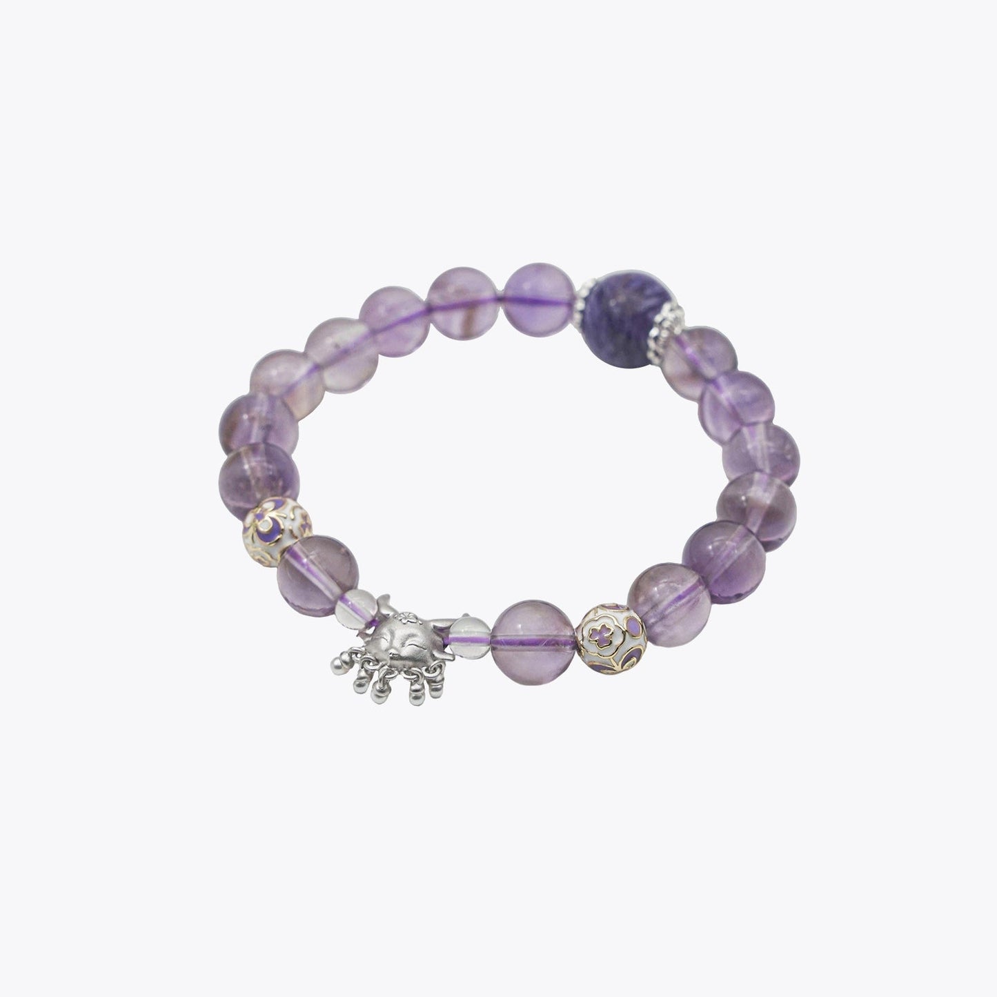Nine-Tailed Pearl & Crystal · Pure Dragon Heart Bracelet