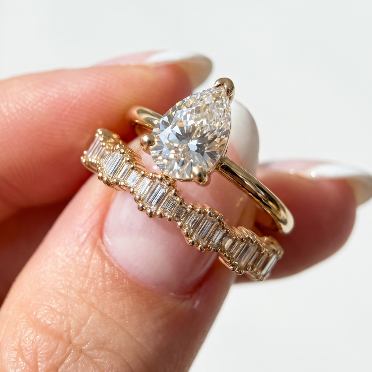 The Staggered Baguette Anniversary Band | 0.25CTW | Earth-Mined Diamond