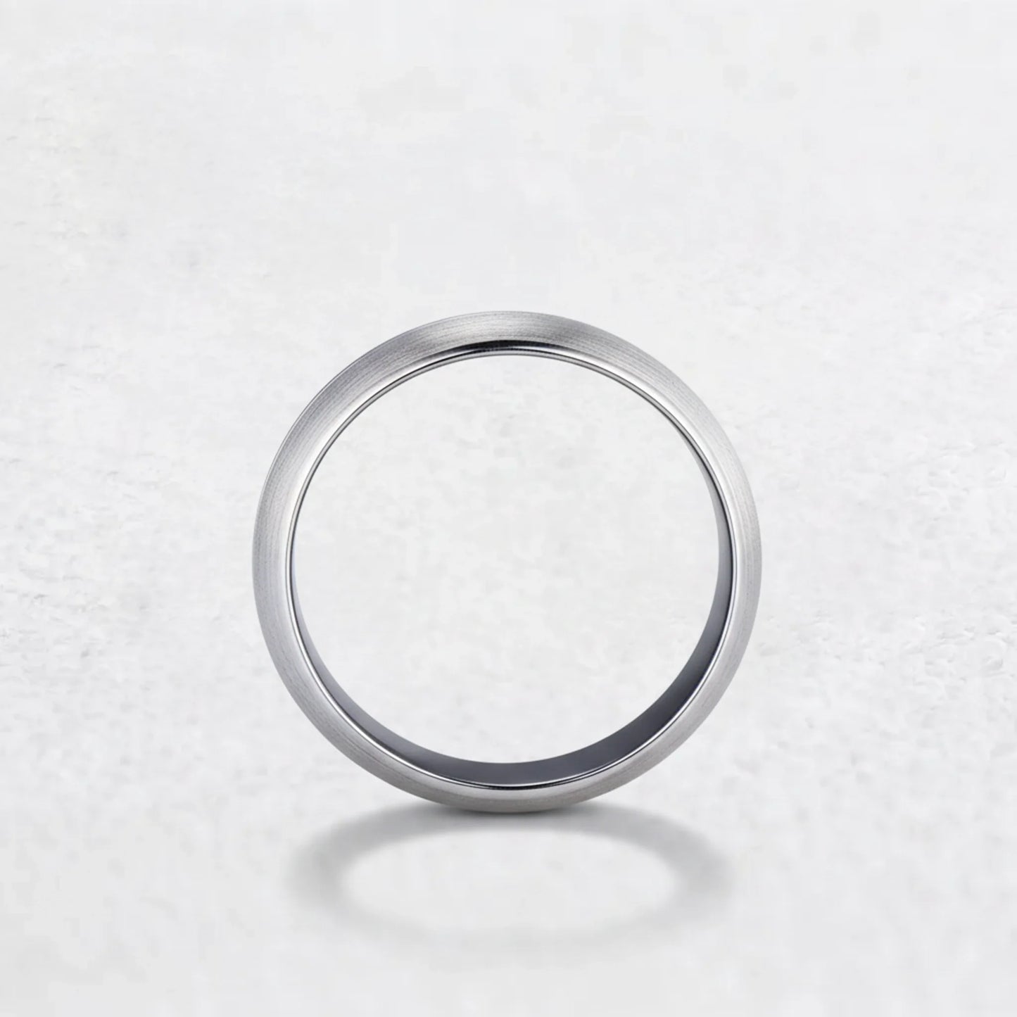 Atlas Vaulted | Architectural Brushed Men's Wedding Band