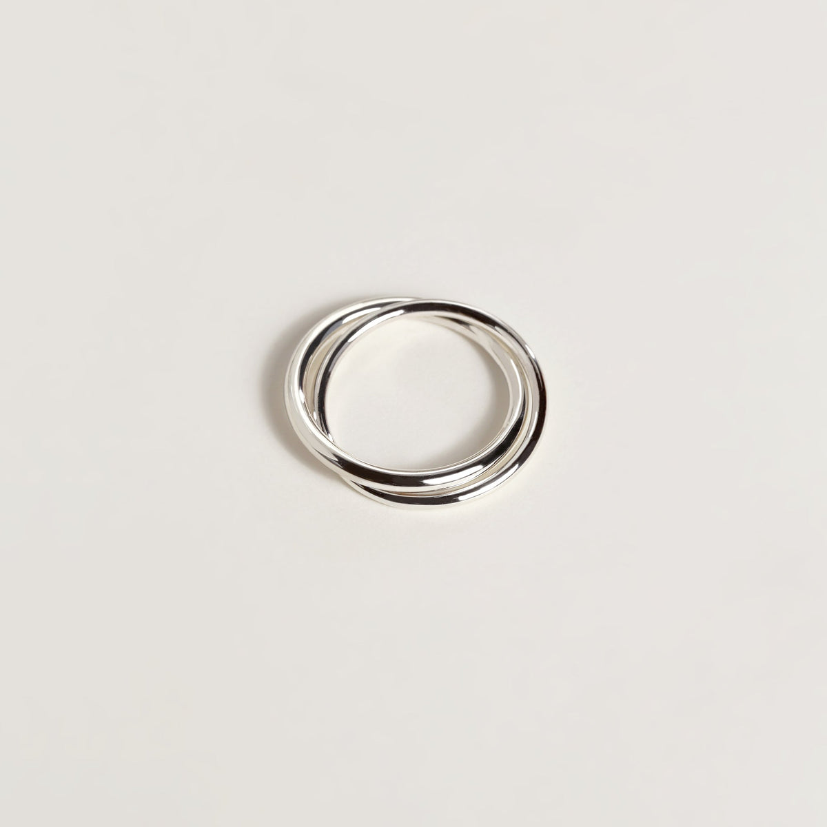 SILVER LOVERS RING