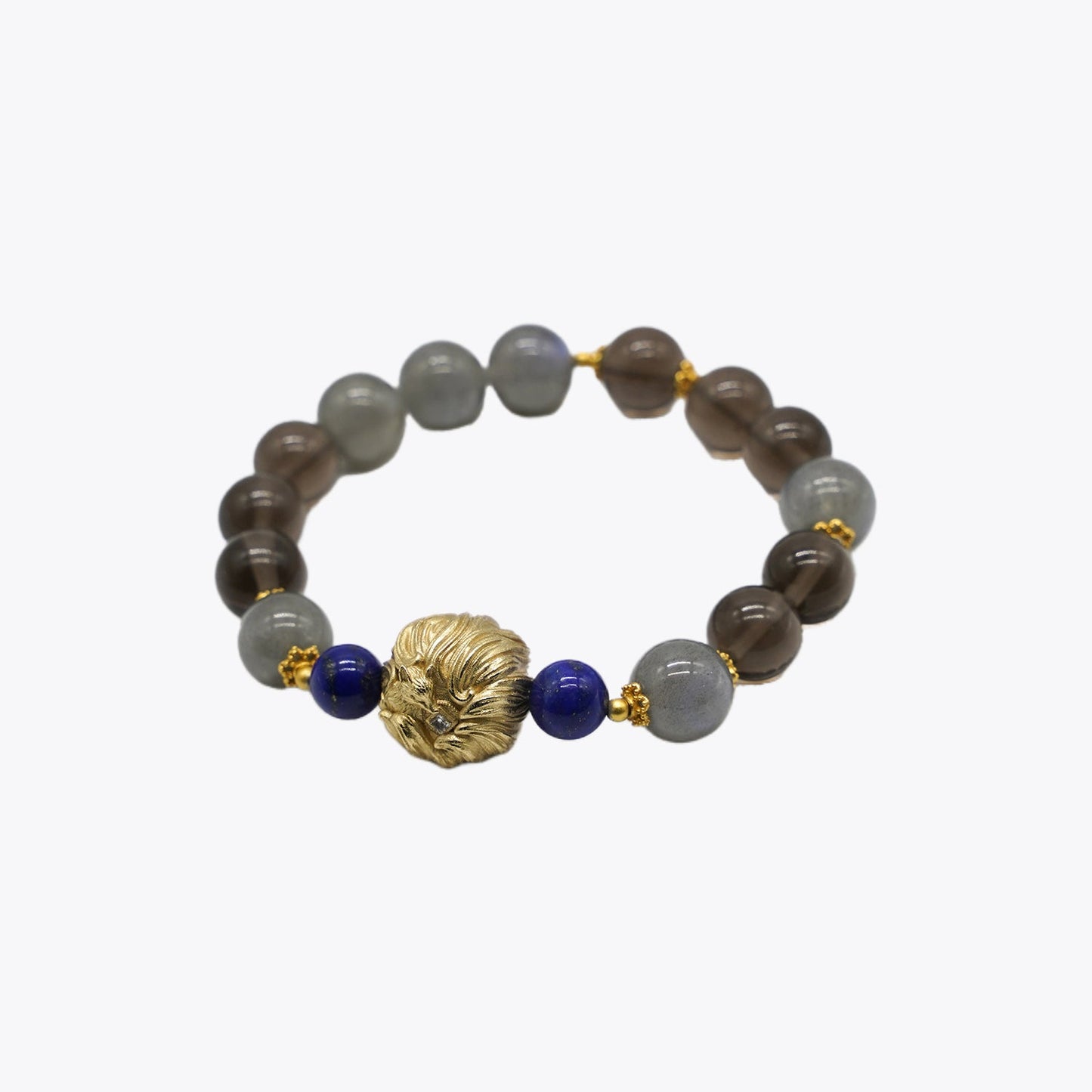 Golden Fortune Accumulator Crystal Bracelet