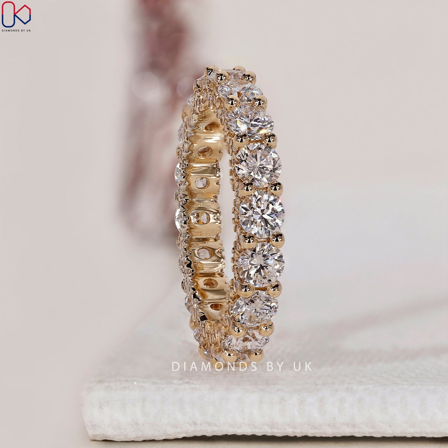 Full Diamond Eternity Band – Pave Setting