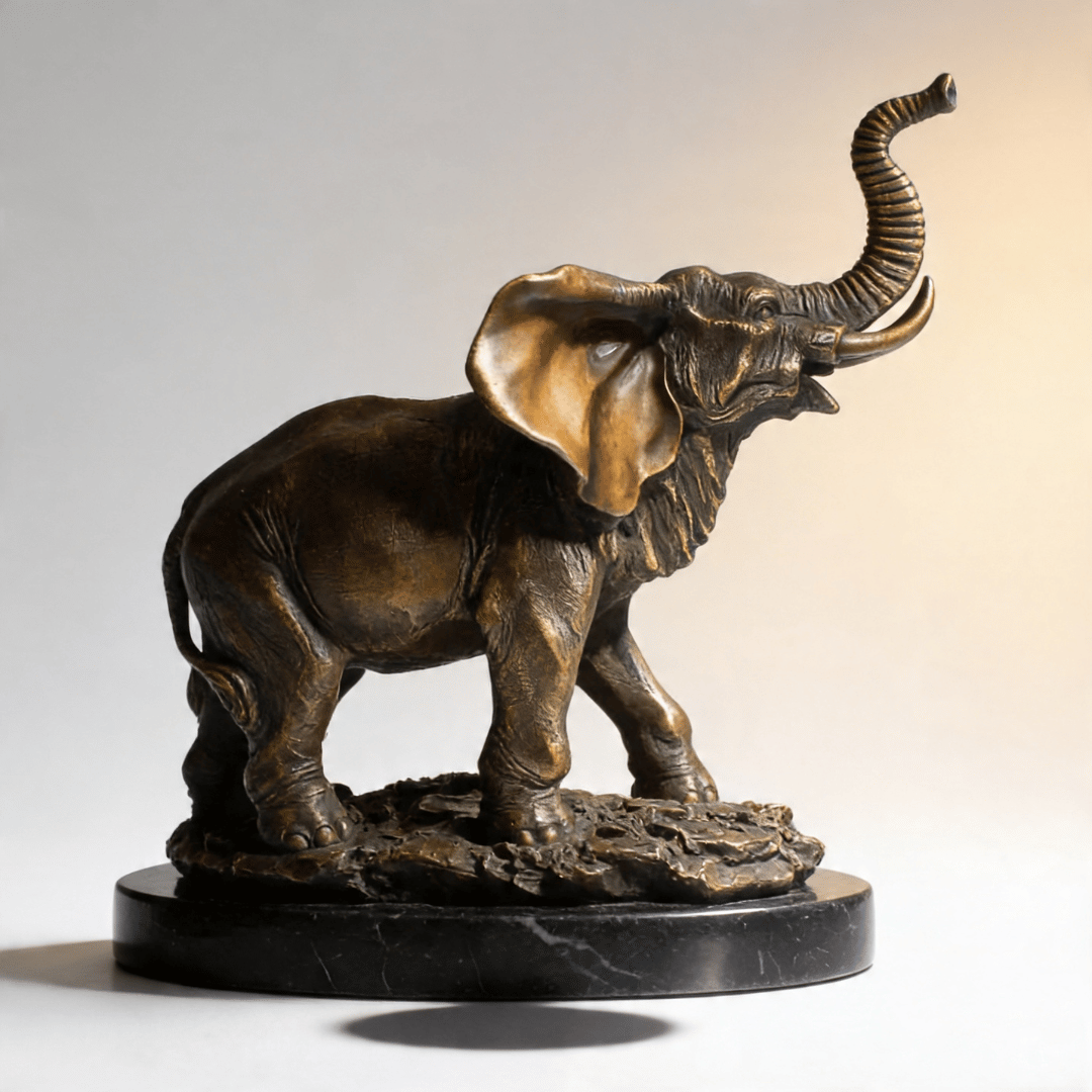 Bronze Elephant Sculpture