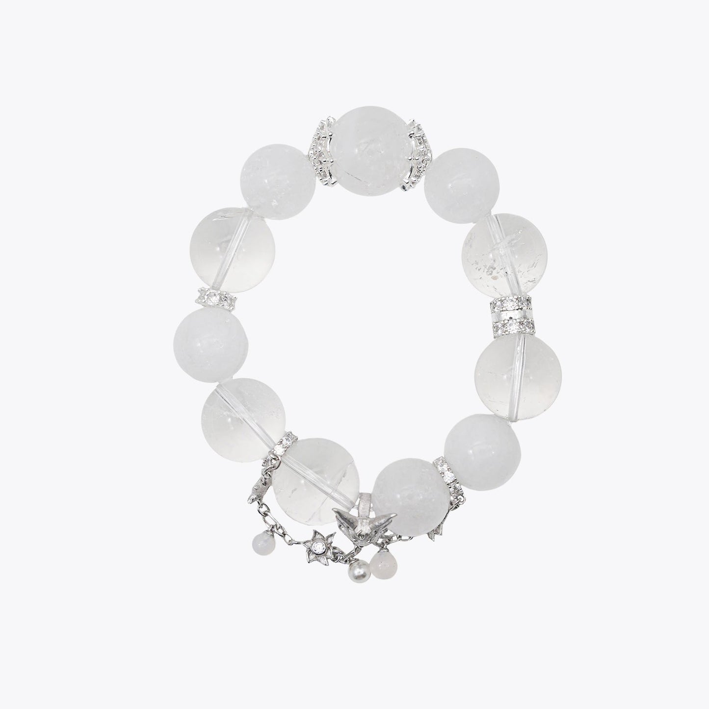 Nine-Tailed Celestial Fox · White Water Nymph Crystal Bracelet