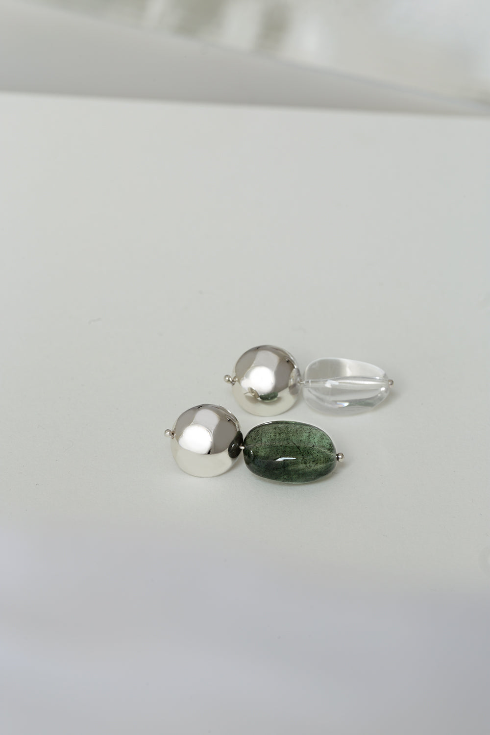 MOSS AQUAMARINE DROP EARRING