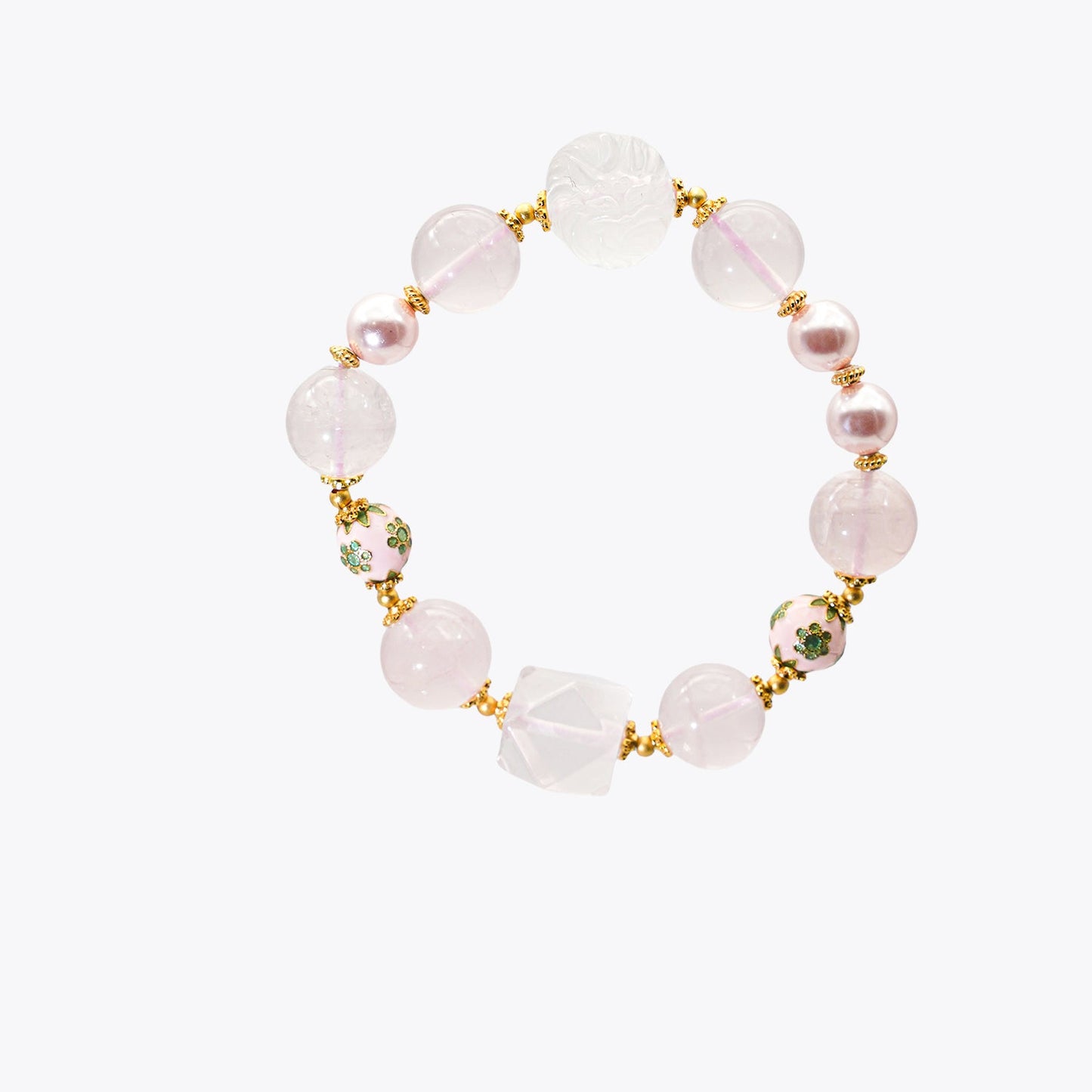 Enchantress Fox Enamel Bracelet - Ruby Charm Energy