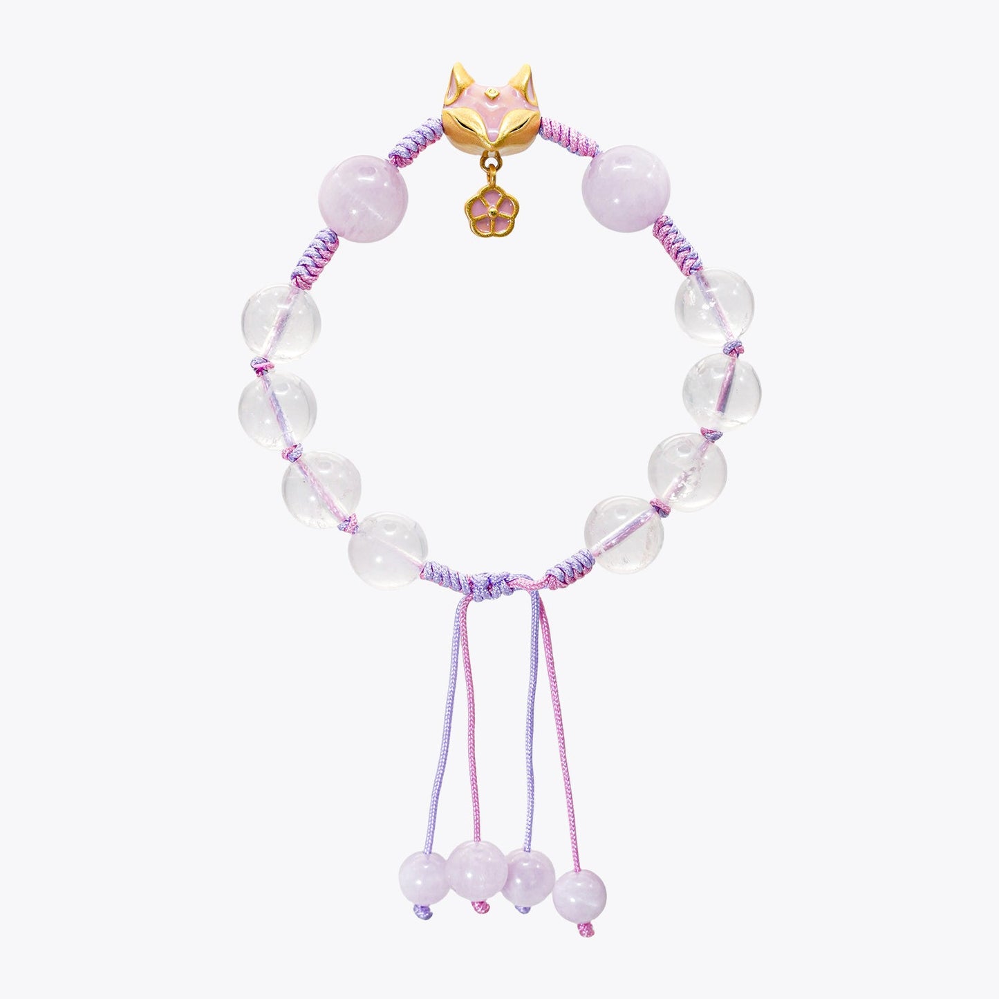 Amethyst Blossom Fortune Shift Crystal Bracelet