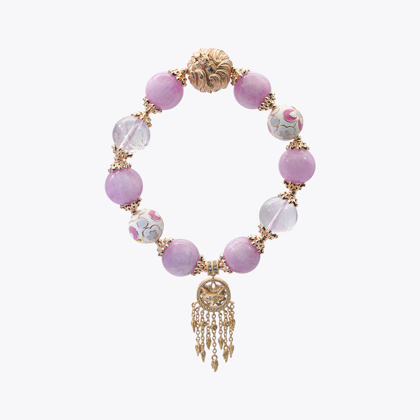 Golden Fox Dreamweaver - Lotus Spirit Bracelet
