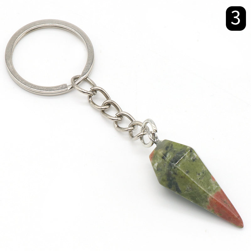 Gemstone Crystal Keychain Set - Natural Healing Stone - Crystal Gift Accessories - New!