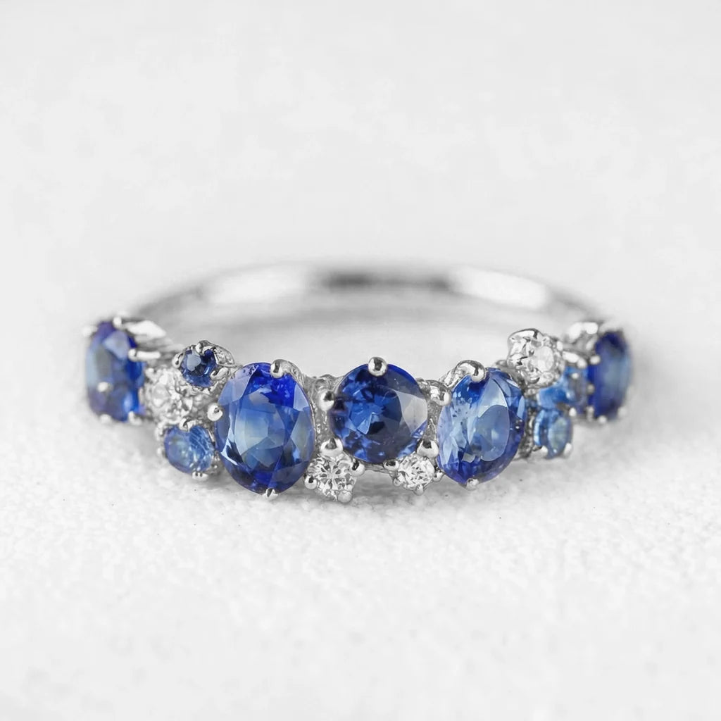 Cordelia‘s Fidelity | Thistle Blue Sapphire Engagement Ring