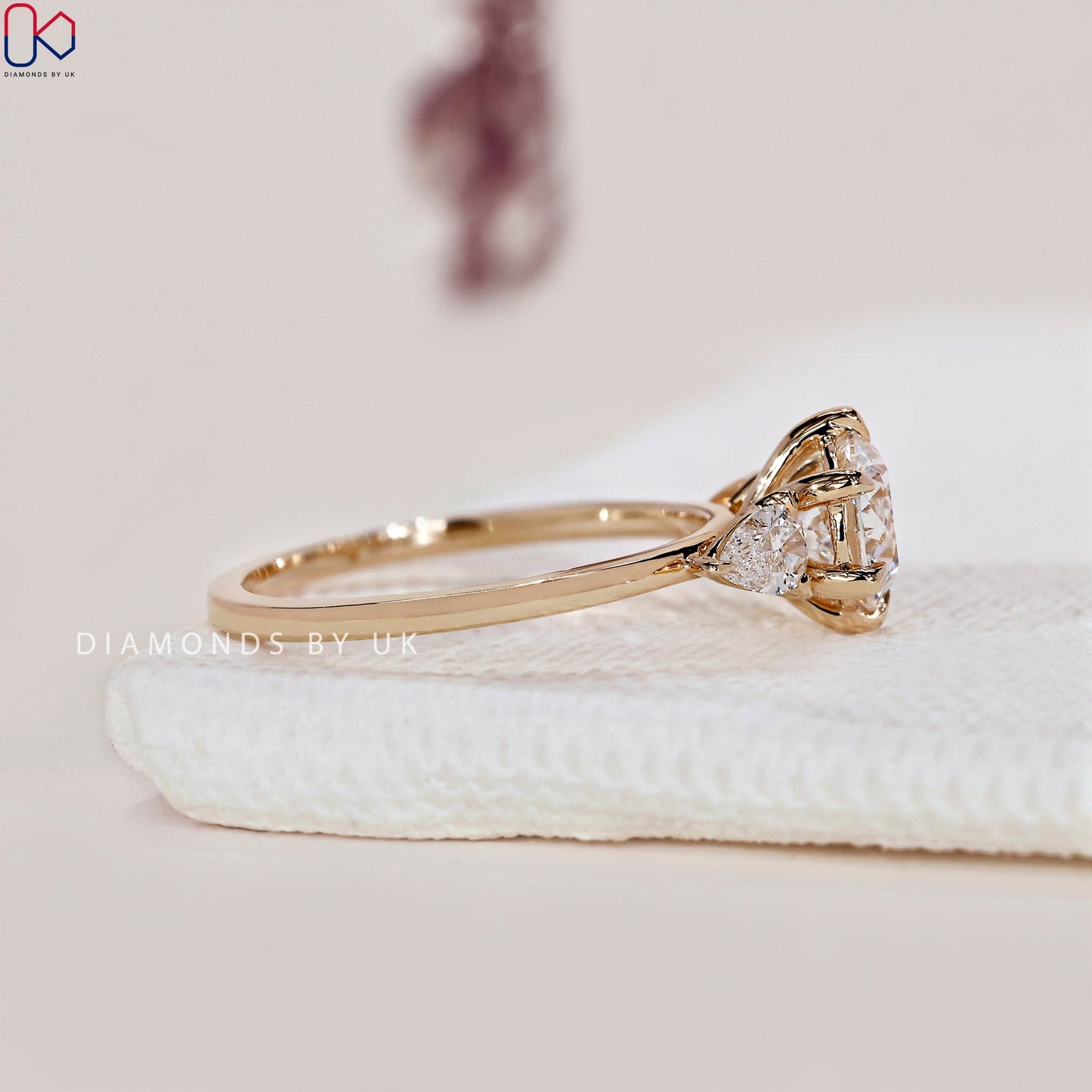 3 Stone Diamond Engagement Ring