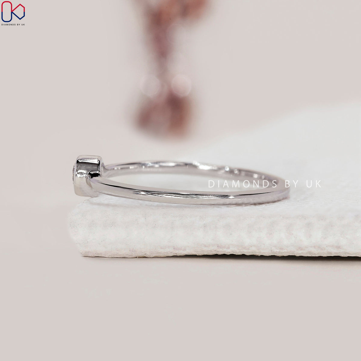 Round Cut Solitaire Diamond Ring