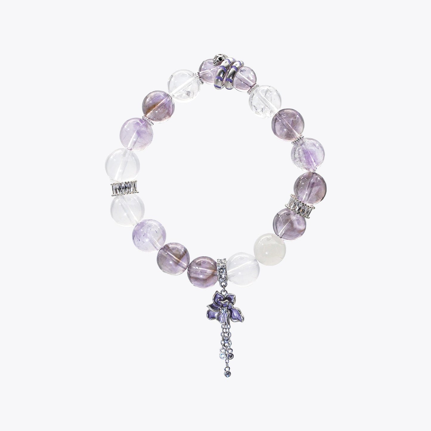 Abundance Amulet·Amethyst Scale Bracelet - Royal Abundance