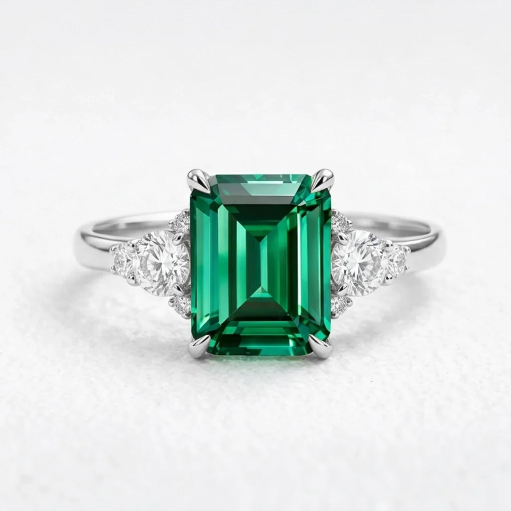 Eleonora’s Verdure | 3CT Emerald Engagement Ring