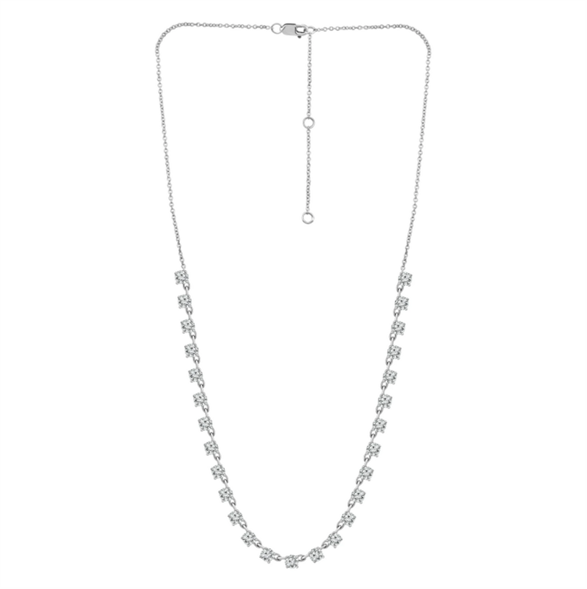 Diamond Station Necklace