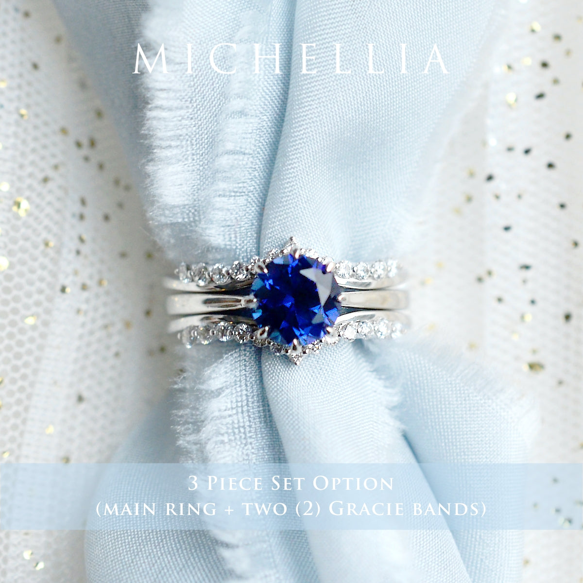 [Victoria] Classic Crown Solitaire Ring in Moonstone
