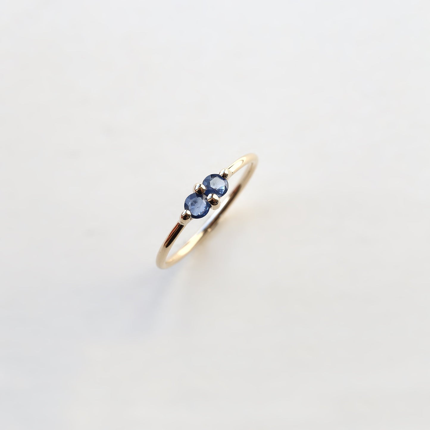 PAIRED SAPPHIRE RING