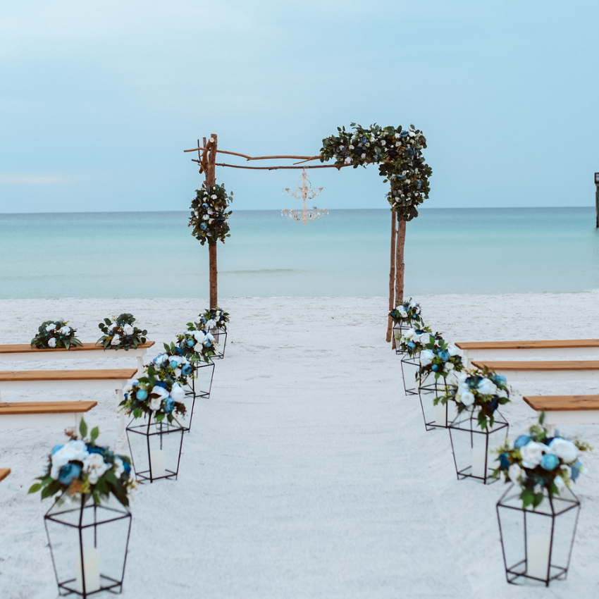 Four Post Tree Branch Arbor