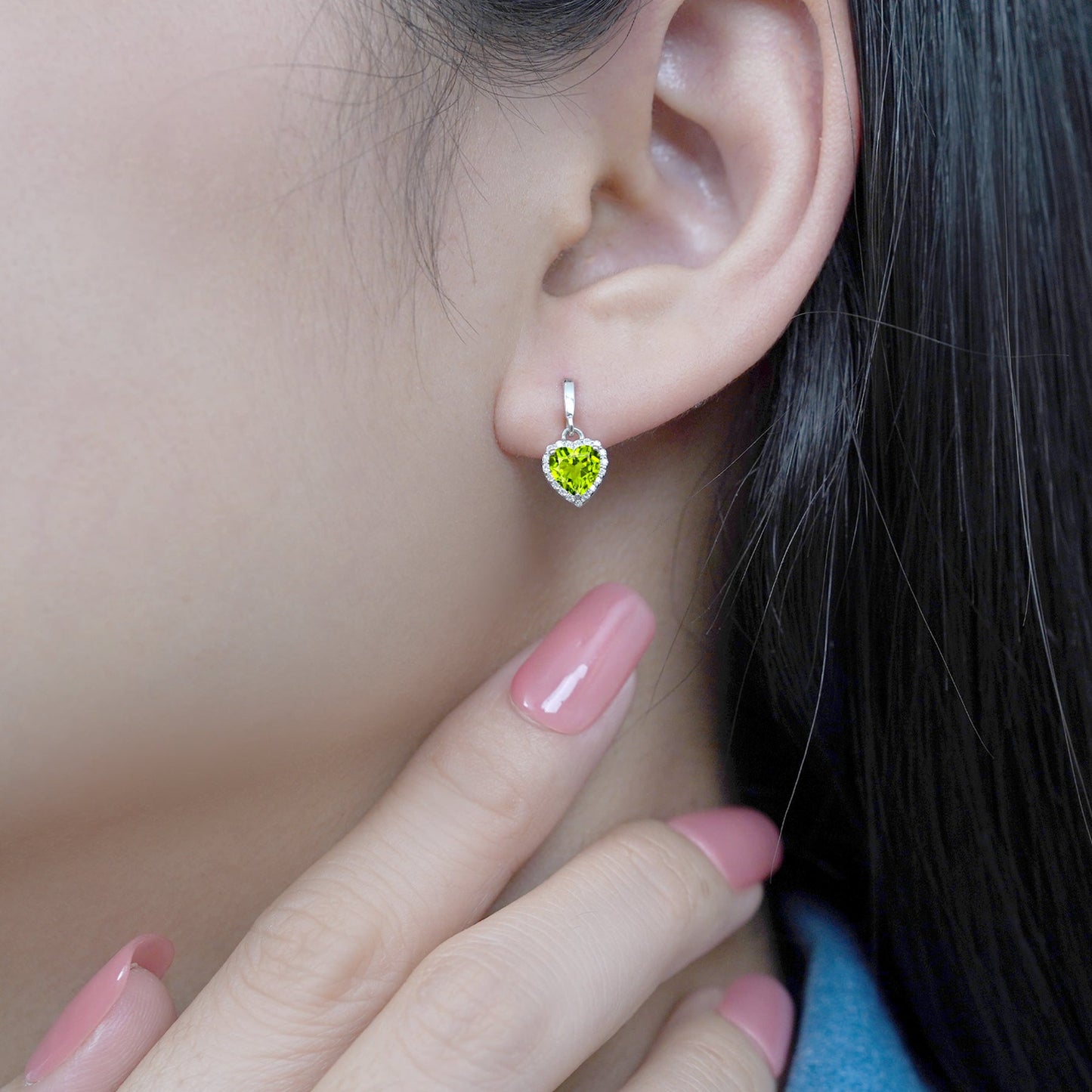 Forever Heart 1.25 Carat Birthstone Earrings