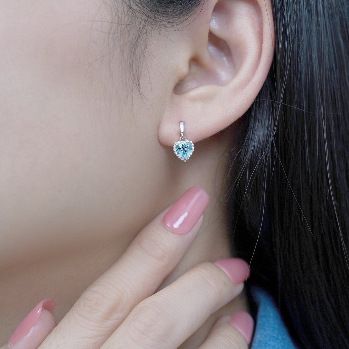 Forever Heart 1.25 Carat Birthstone Earrings