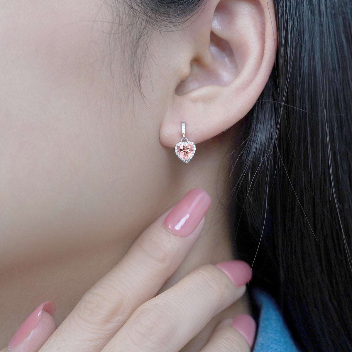 Forever Heart 1.25 Carat Birthstone Earrings