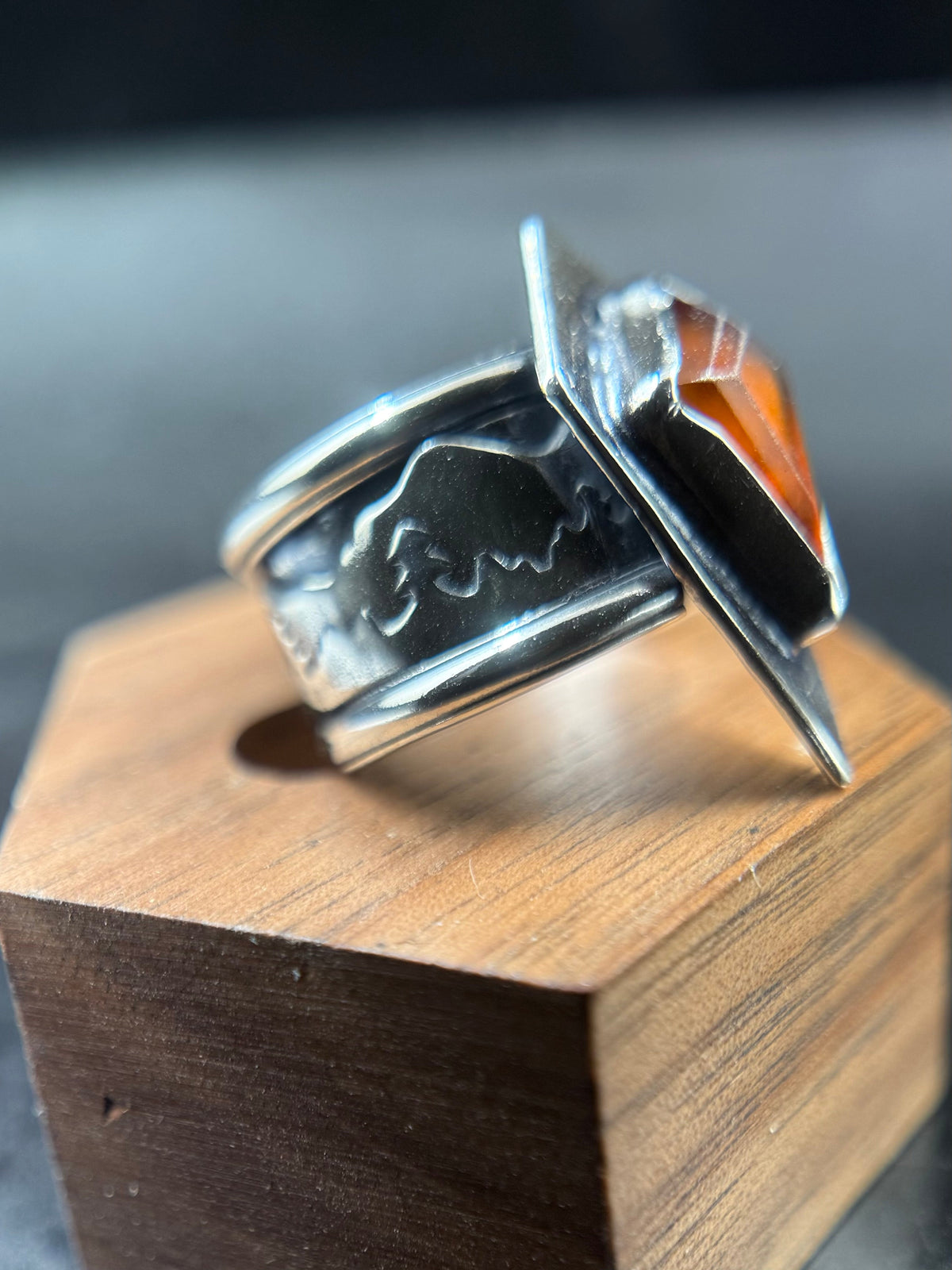 Theme Park Garnet Ring