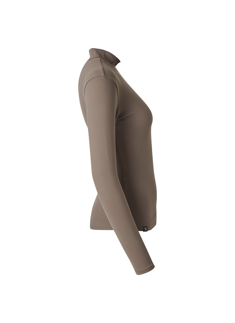 Mock Neck Slimfit Long Sleeve