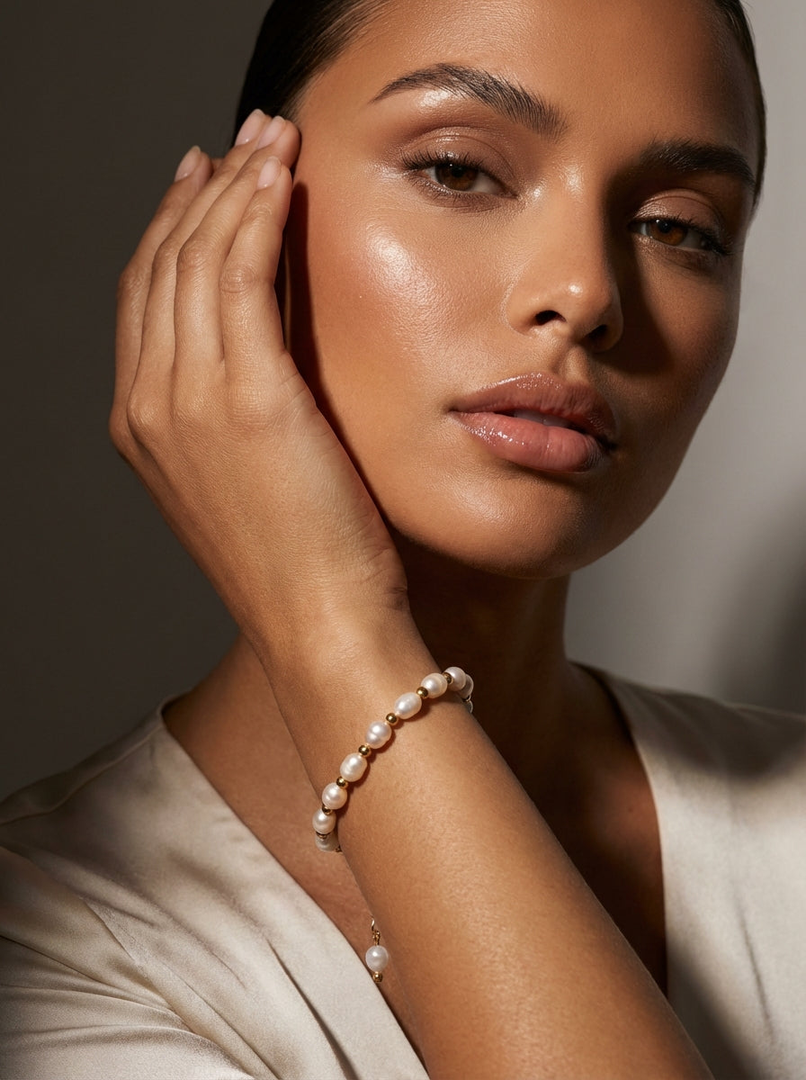 Bracelet Perles d'Eau Douce Amandine | Univers Parisienne Chic