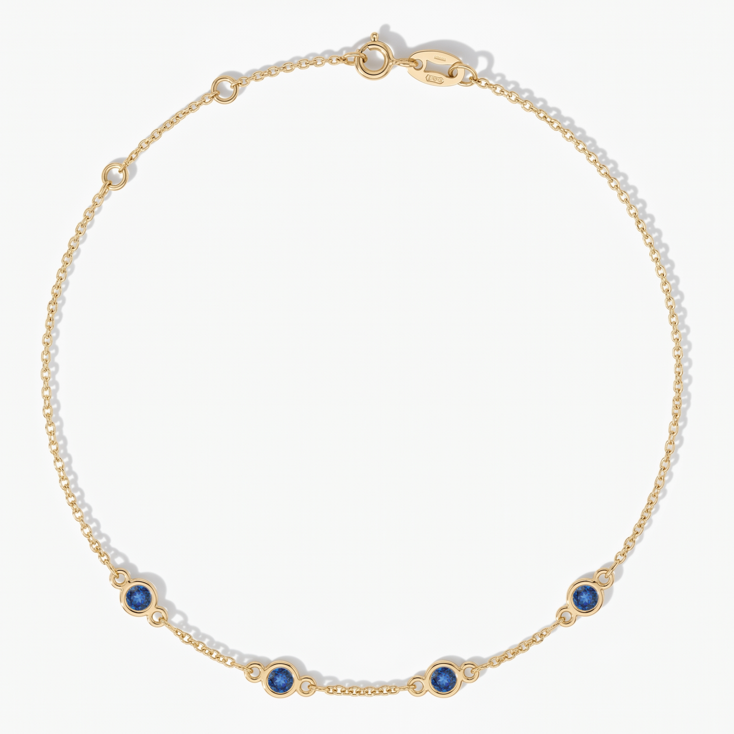 The Four Station Bracelet | Cable Chain